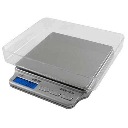 AMERICAN WEIGH SCALES Amw 2000 X 0.1G Portable Digital Scale AMW-SC-2KG